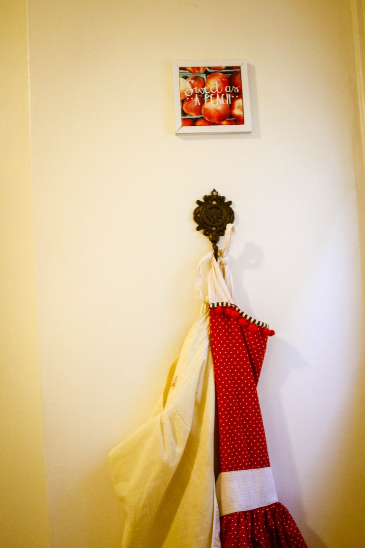 Sweet As a Peach - repurposed kitchen decor l Our Sweet Somewhere