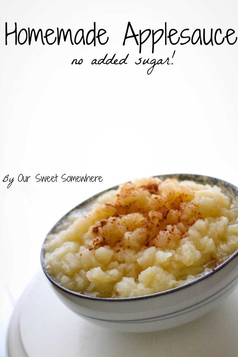 Homemade applesauce l by Our Sweet Somewhere