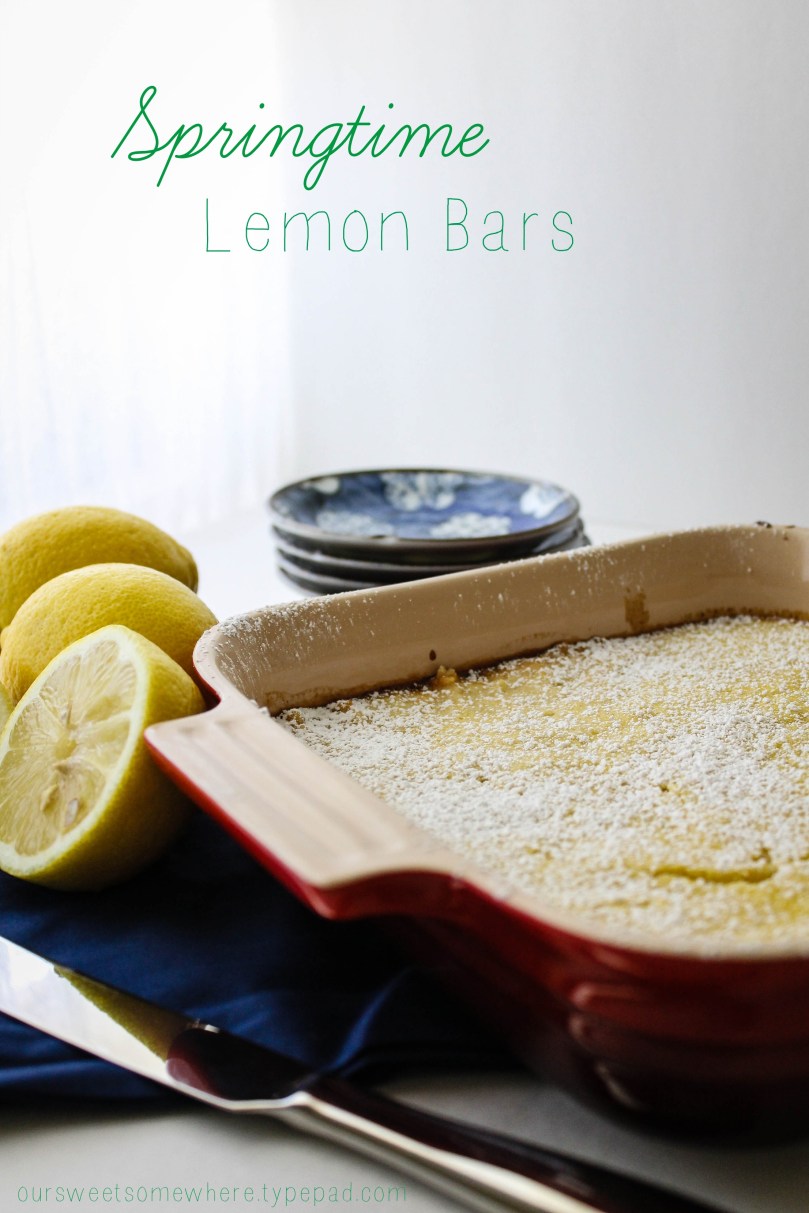 Make some springtime lemon bars l Our Sweet Somewhere