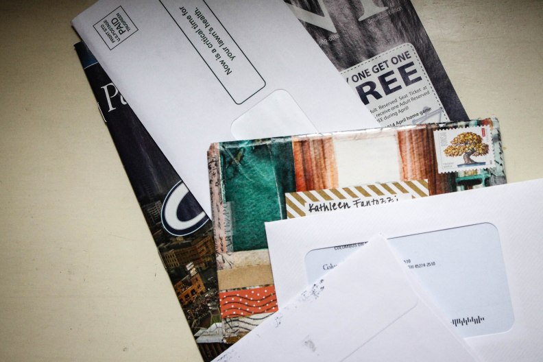 Snail mail and make your own envelope l Our Sweet Somewhere