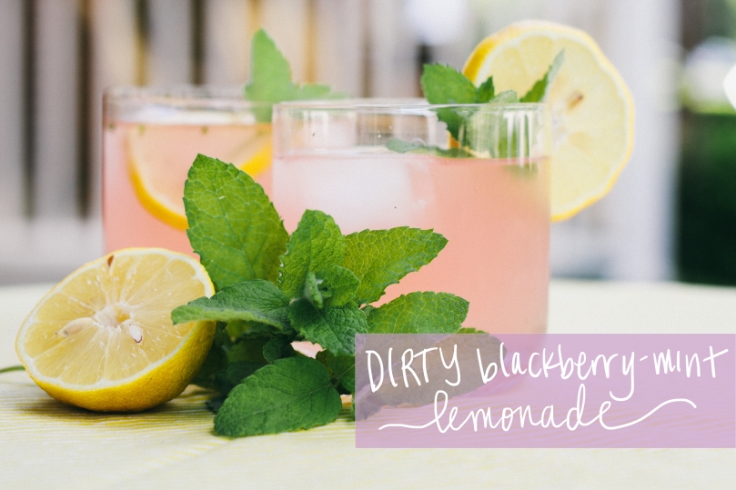 Dirty Blackberry-Mint Lemonade